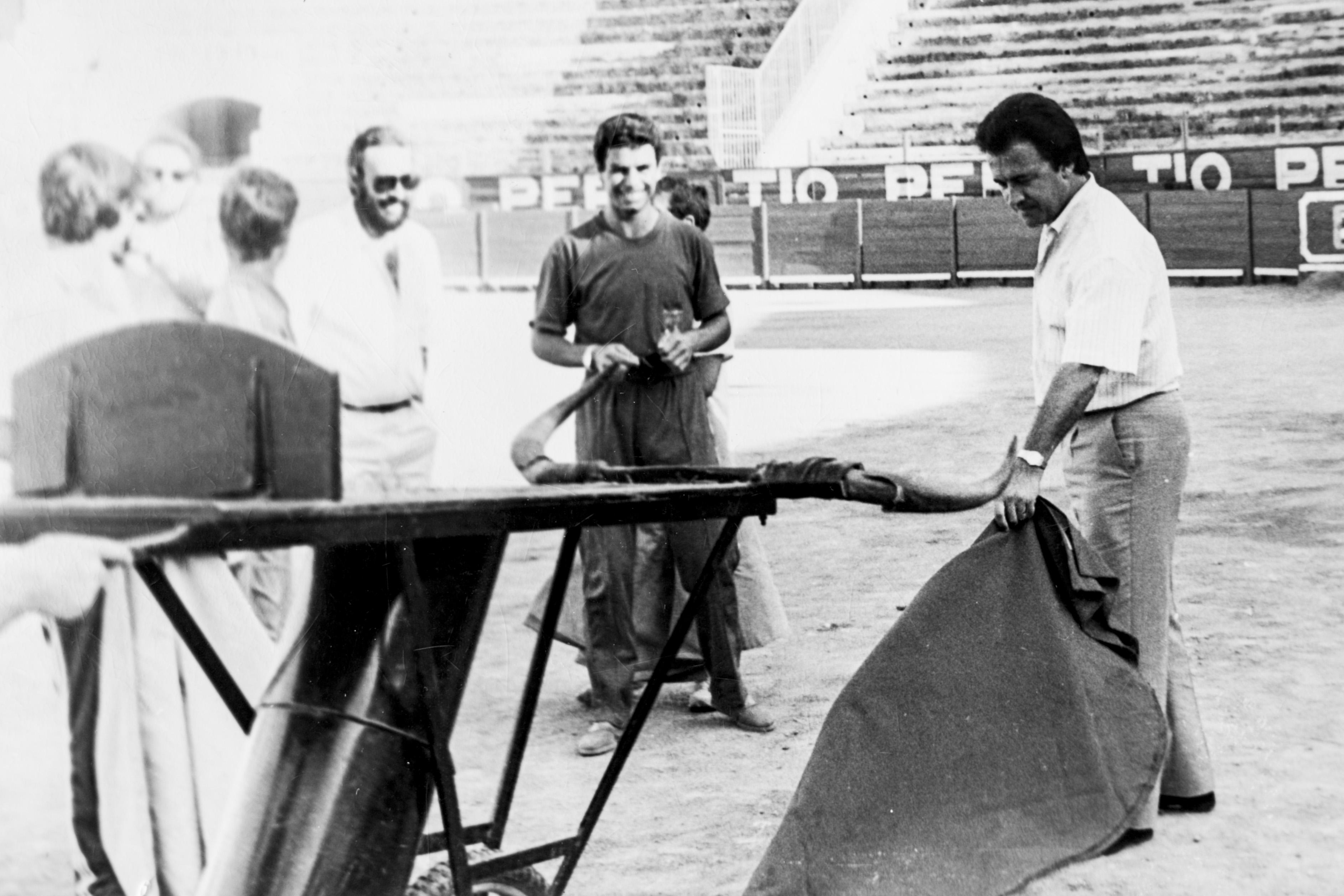 Se cumplen 34 años de que Pedro Pacheco inaugurase la Escuela de Tauromaquia