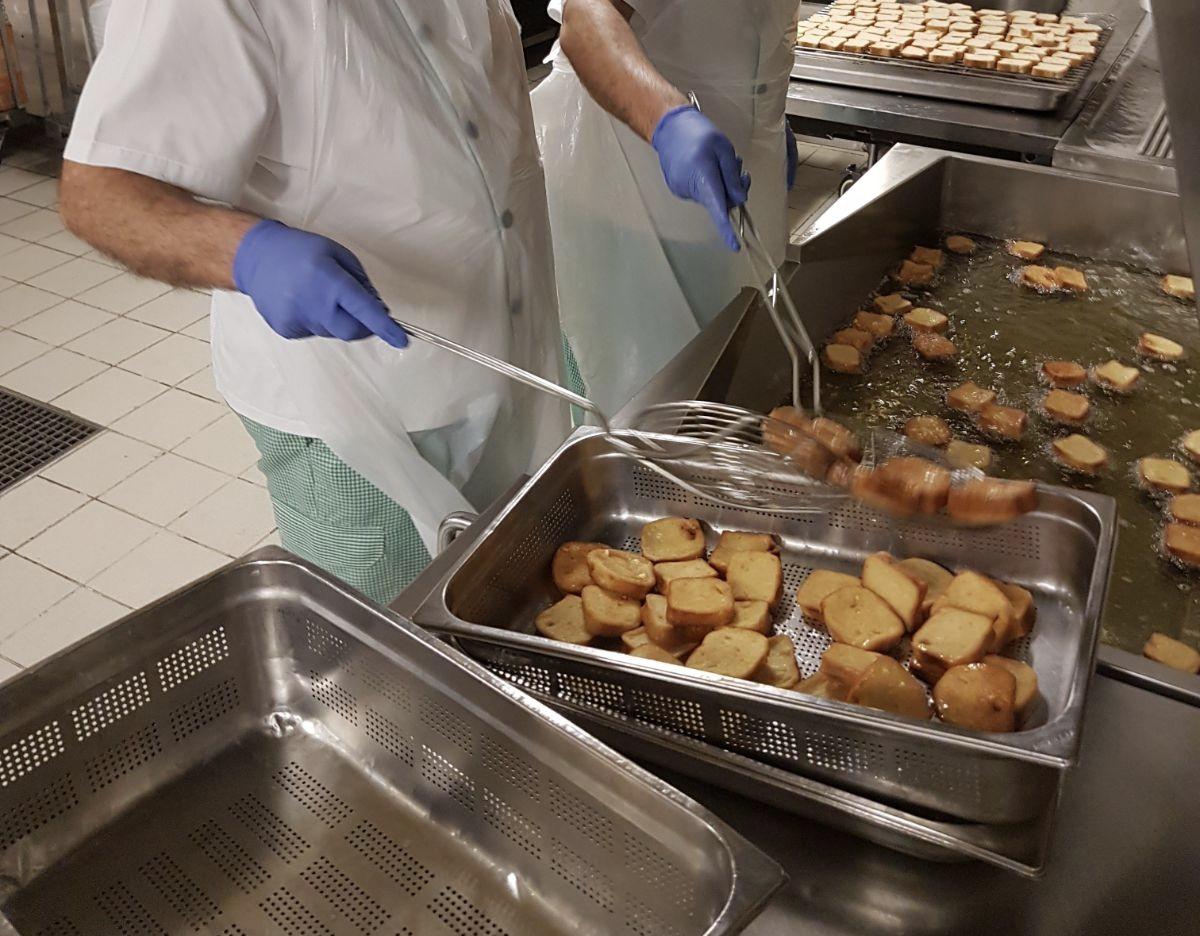 Las torrijas ponen la nota dulce en el Hospital de Jerez