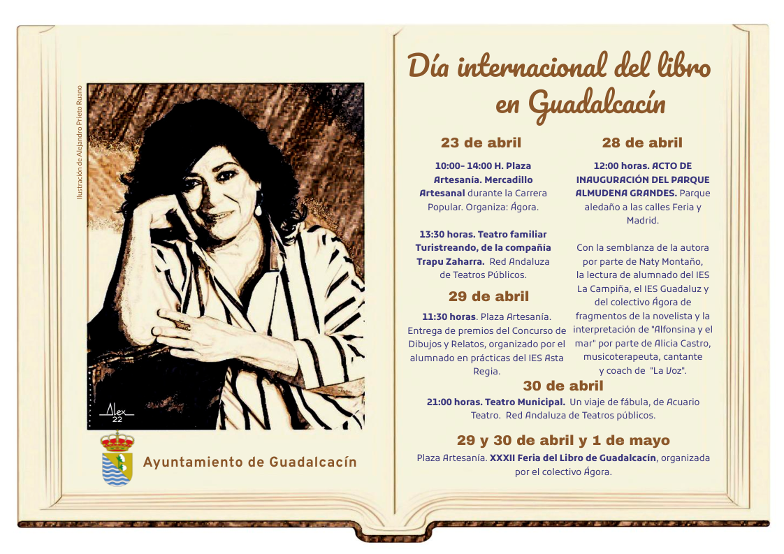 Pospuesta al jueves 28 la inauguración del parque dedicado a la escritora Almudena Grandes en Guadalcacín