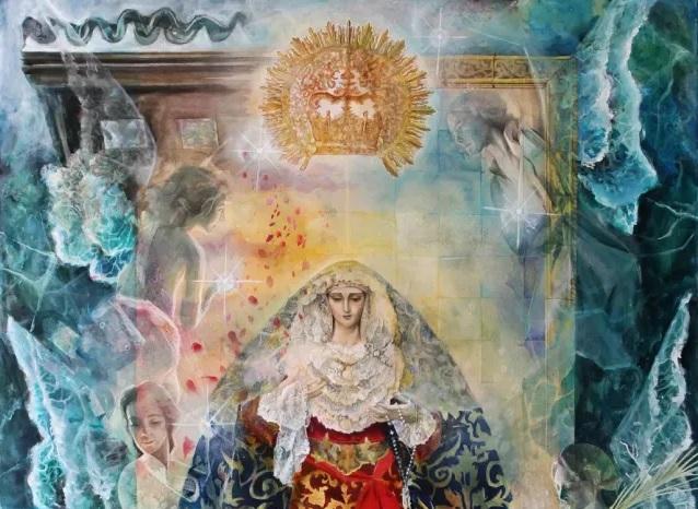 Cádiz: cartel de Martín Mena para la Coronación de la Virgen de las Penas