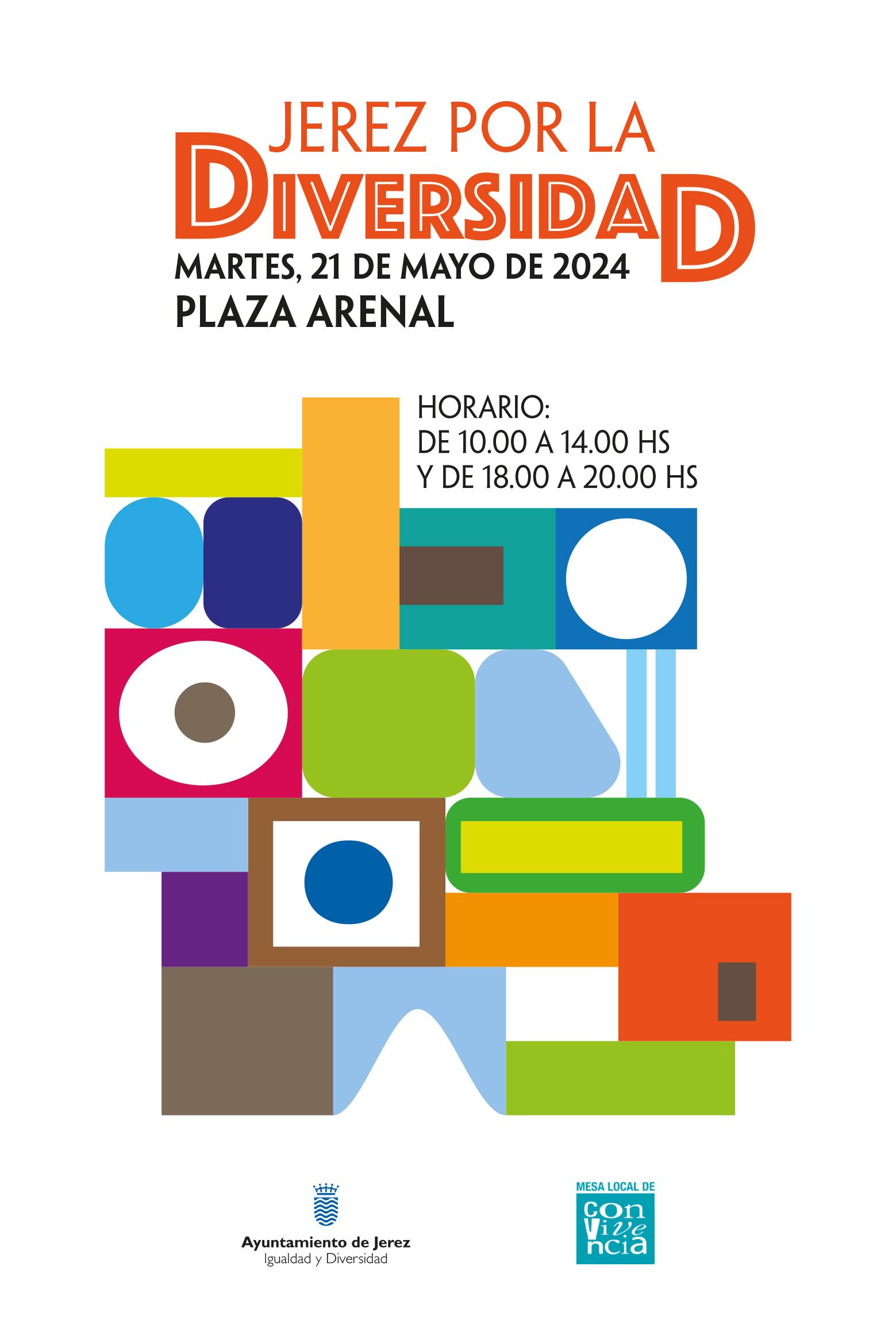 La Plaza del Arenal acogerá el encuentro 'Jerez por la Diversidad' el próximo 21 de mayo
