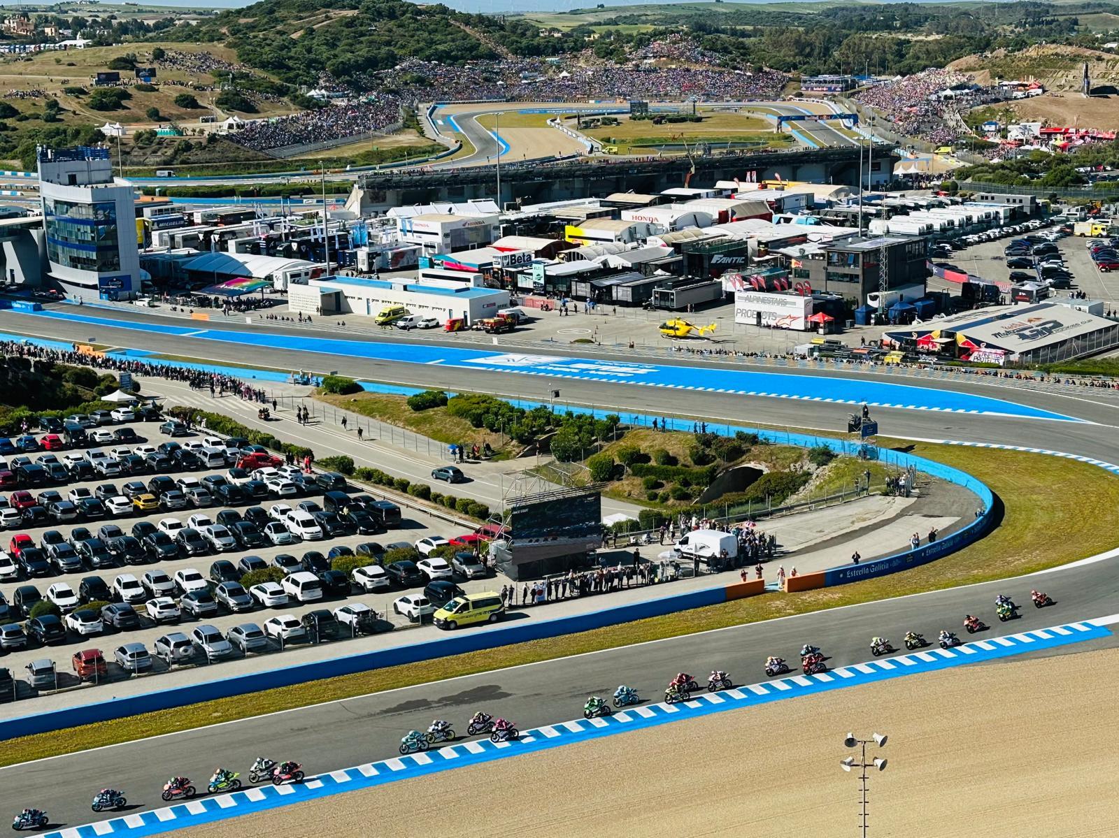 Nuevo récord histórico de asistencia de público al GP de España en Jerez de los últimos 25 años con casi 300.000 espectadores