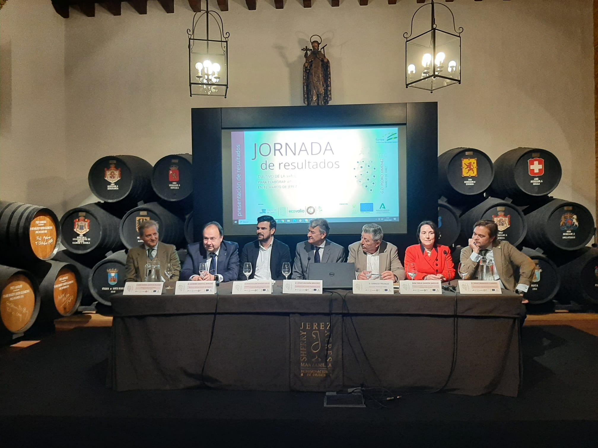 Jornada sobre el cultivo de la uva Pedro Ximénez para vinos dulces ecológicos en el Marco de Jerez