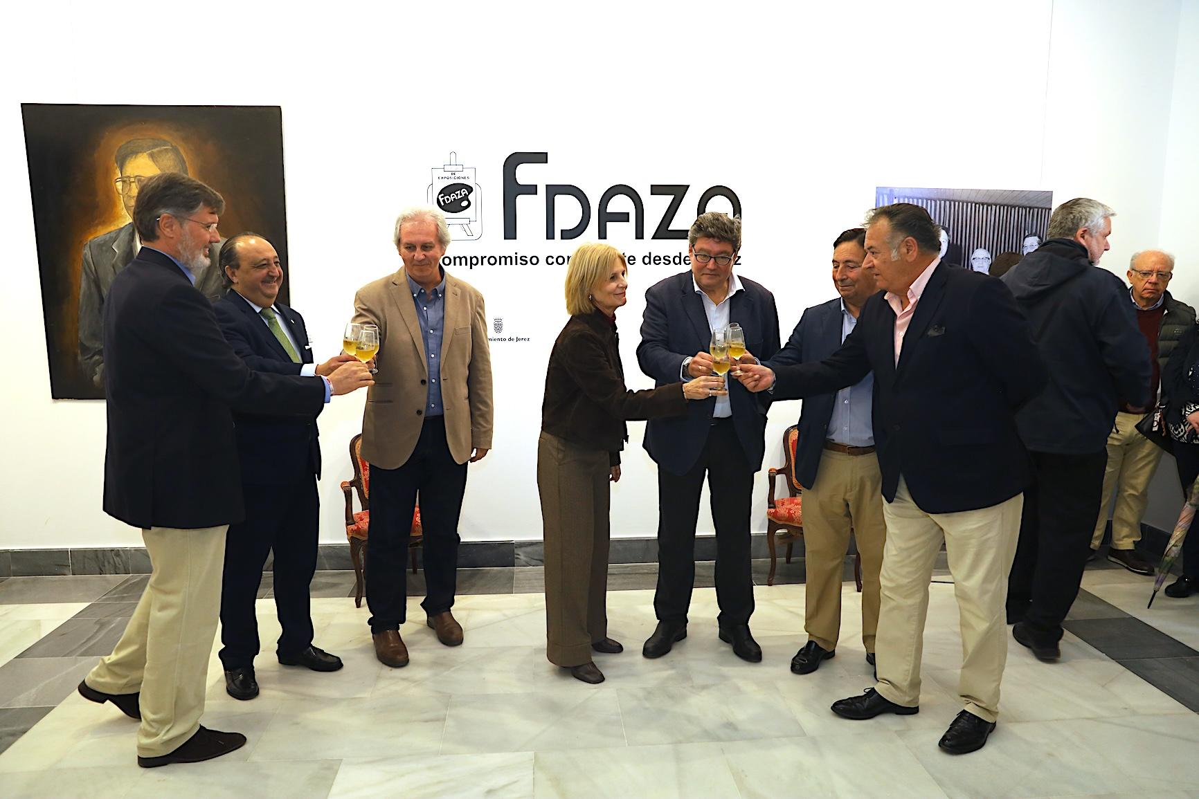 Jerez rinde homenaje a Francisco Daza en la exposición 'Compromiso con el arte desde Jerez'