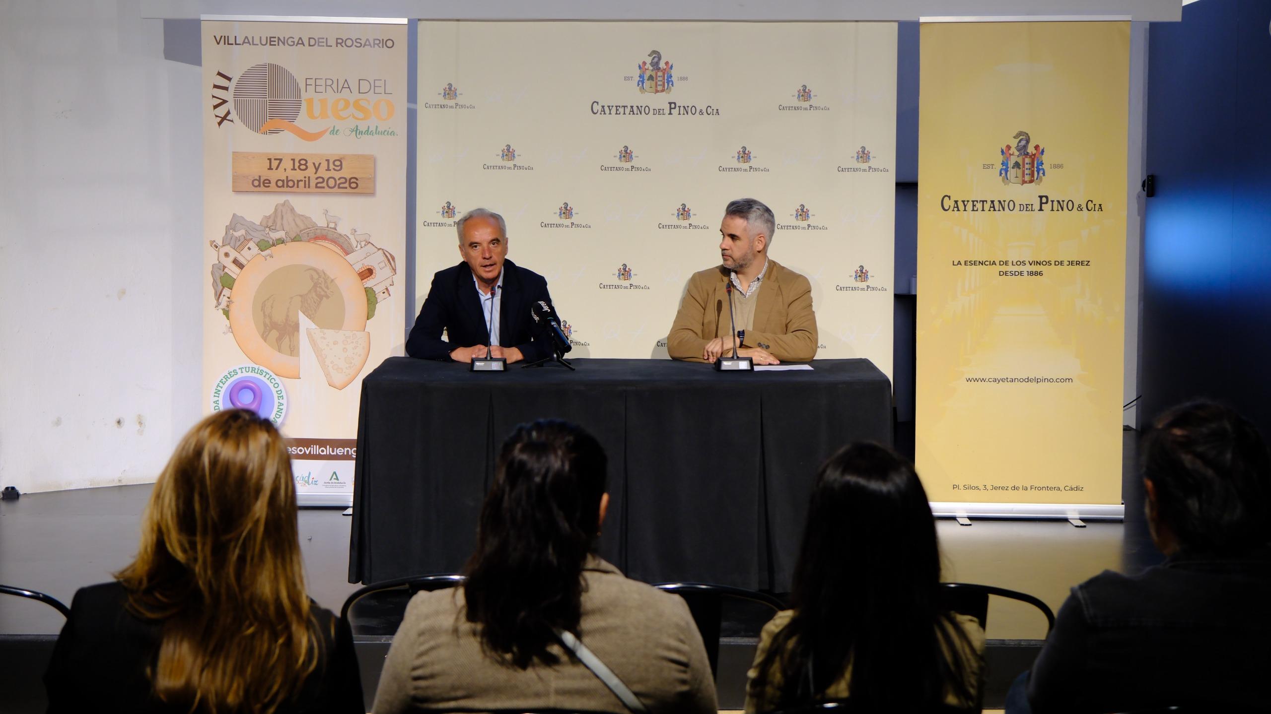 Jerez acoge la presentación de la XVII Feria del Queso Artesanal de Andalucía