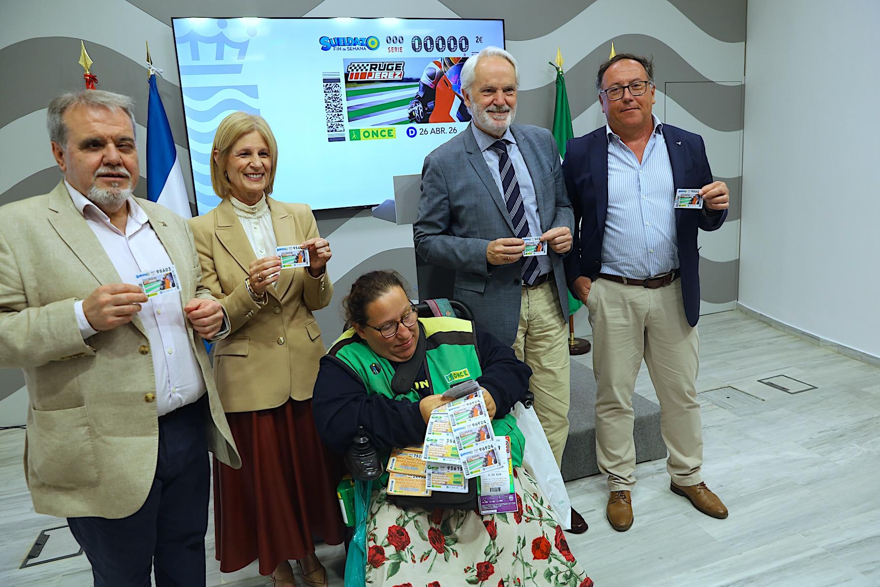 La ONCE dedica un cupón al Gran Premio de España de Motociclismo de Jerez