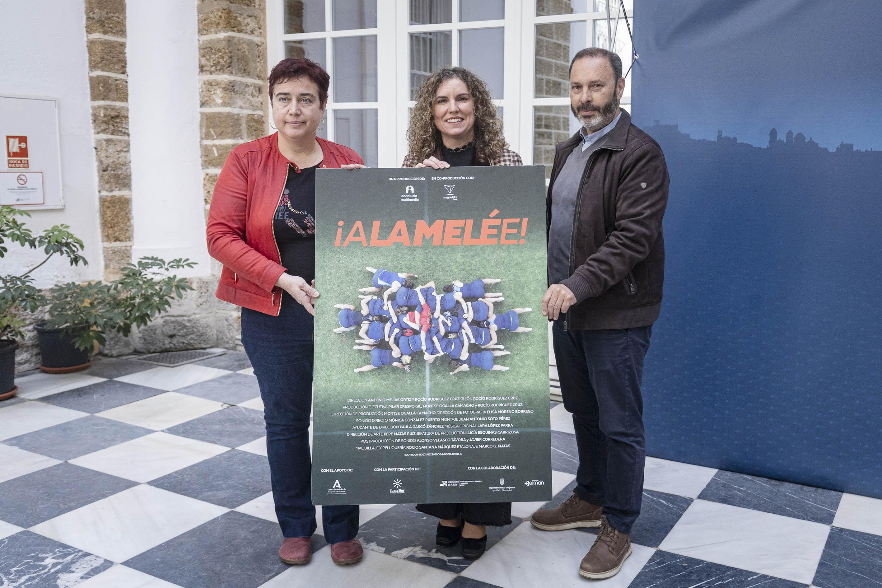 La jugadora jerezana Laura Delgado "Bimba" participa en el documental sobre rugby '¡A la melée!'