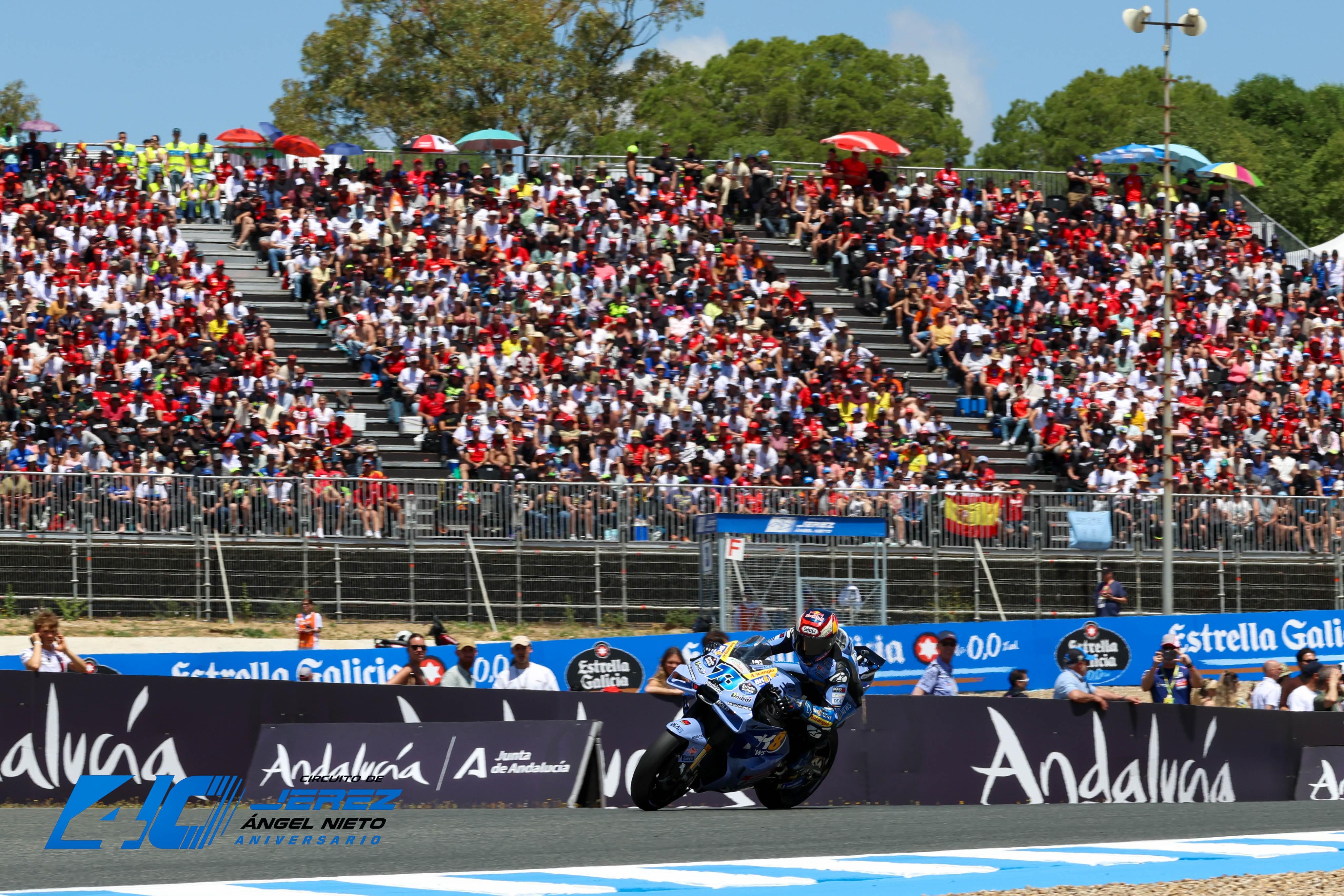 La afición llenó el Circuito de Jerez en un GP de España histórico con Álex Márquez venciendo en la categoría reina