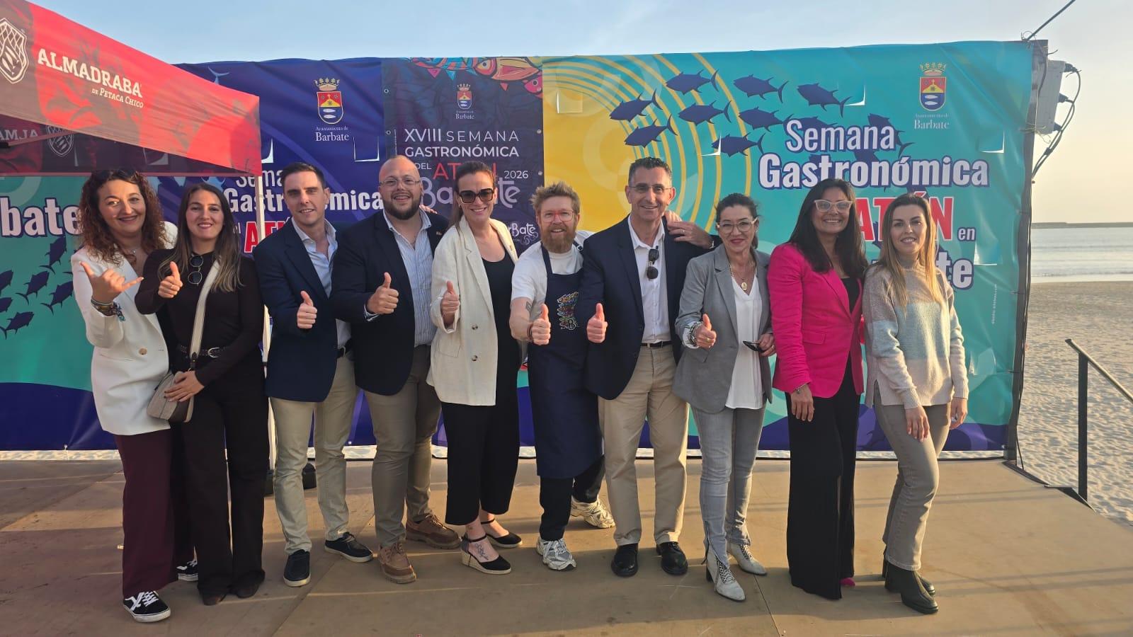 Jerez, presente en el acto de apertura de la XVIII Semana Gastronómica del Atún de Barbate
