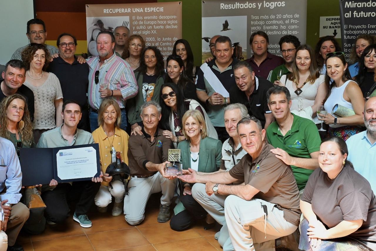 El Zoo de Jerez celebra el Premio de la Fundación BBVA a la Conservación de la Biodiversidad por el Proyecto Eremita