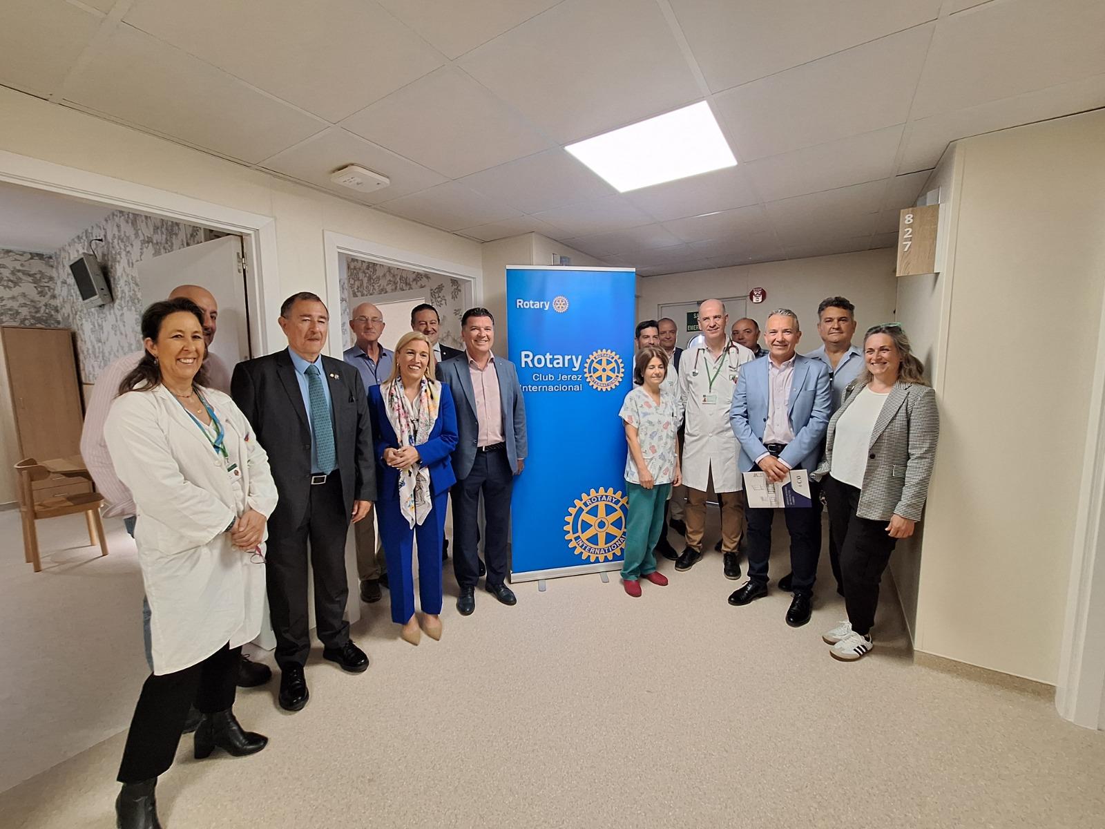 El Hospital de Jerez humaniza la Pediatría con la colaboración de Rotary Club Jerez Internacional