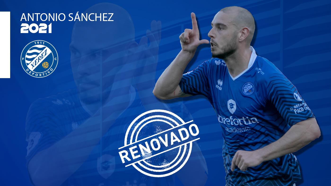 Antonio Sánchez, el delantero de los goles y la ilusión, renueva como xerecista