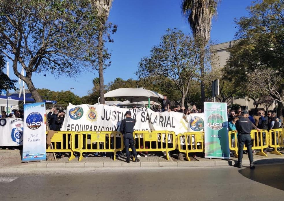 Jusapol convoca una nueva manifestación el próximo mes de septiembre para reivindicar derechos laborales al Gobierno de España