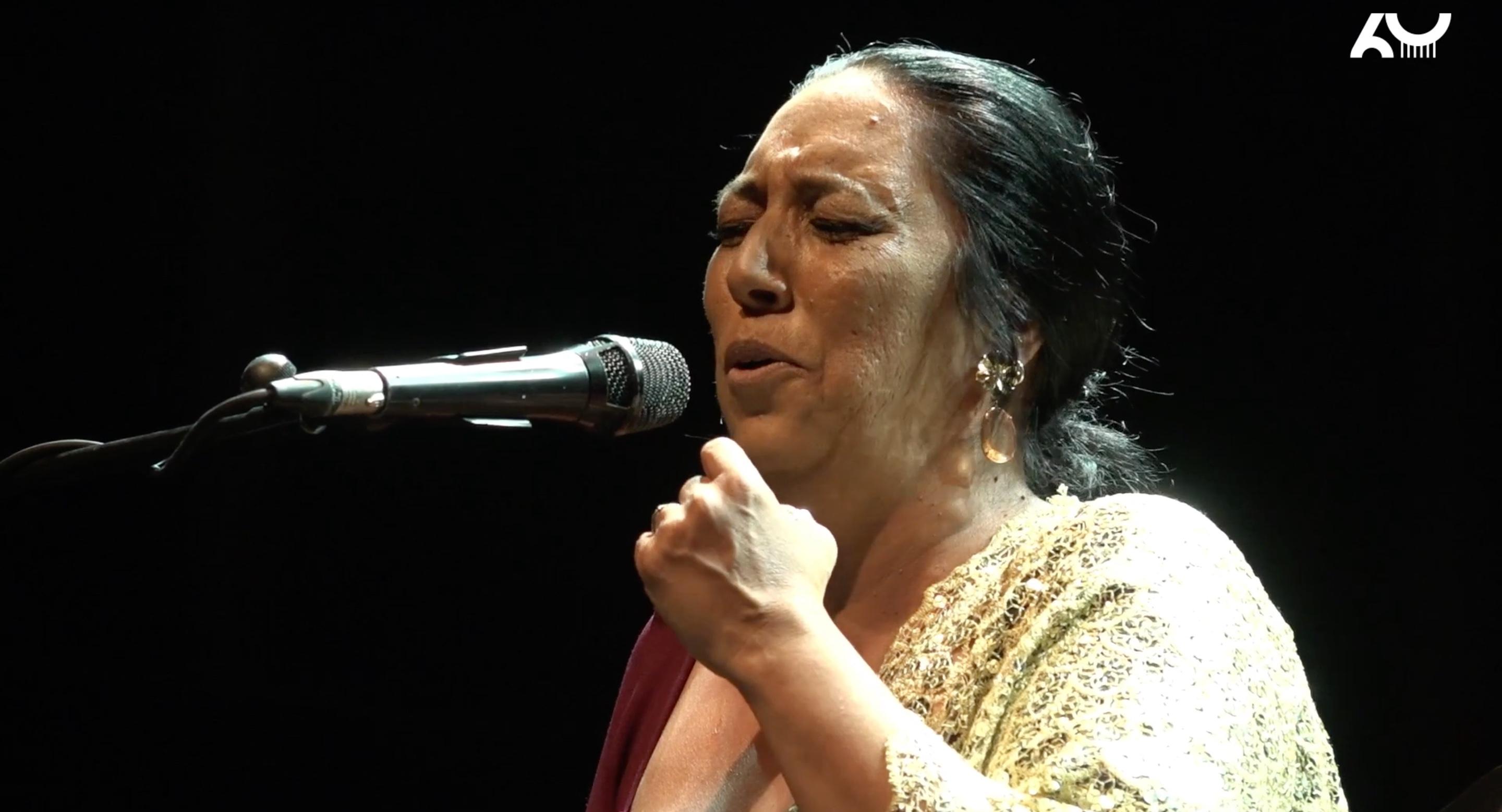 Amparo Heredia Reyes 'La Repompilla' se alza con la ‘Lámpara Minera’ del 60 Festival Internacional del Cante de las Minas