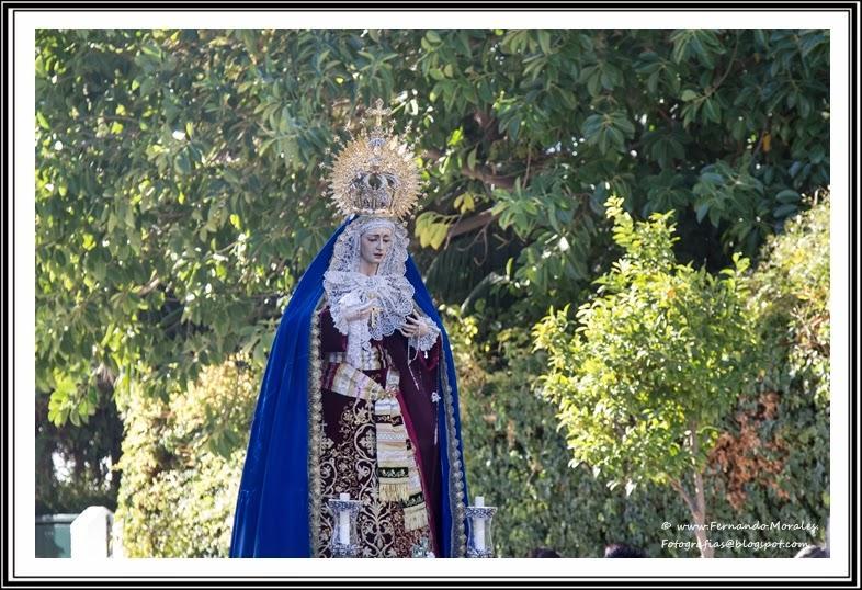 Cultos en San Benito a la Virgen de Salud y Esperanza