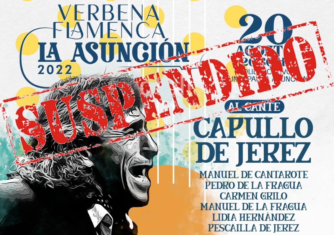 Suspendida de la Verbena Flamenca de 'La Asunción' en Jerez