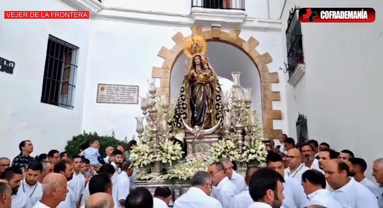 TV: Así os contamos la salida de la Patrona de Vejer