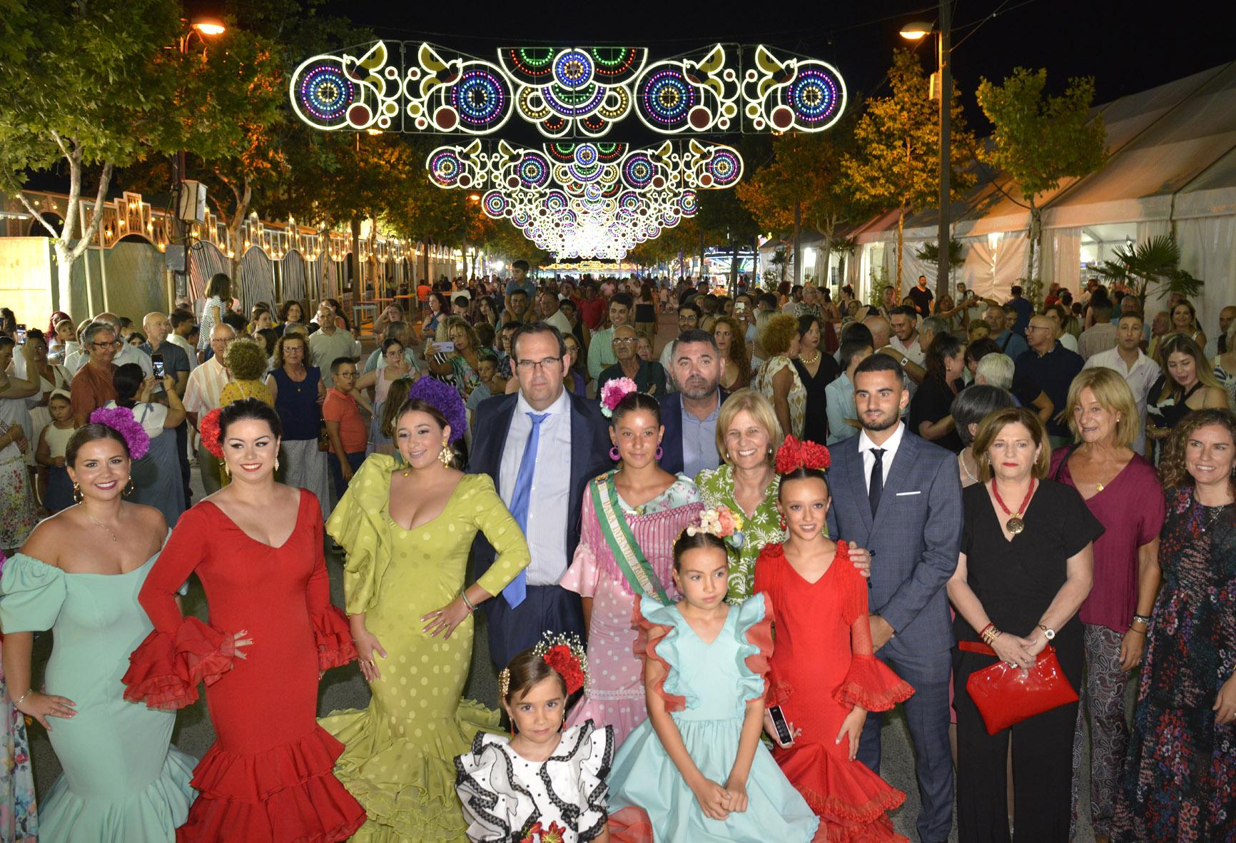 La alcaldesa de Jerez asiste a la inauguración de la Feria 2023 en La Barca de la Florida