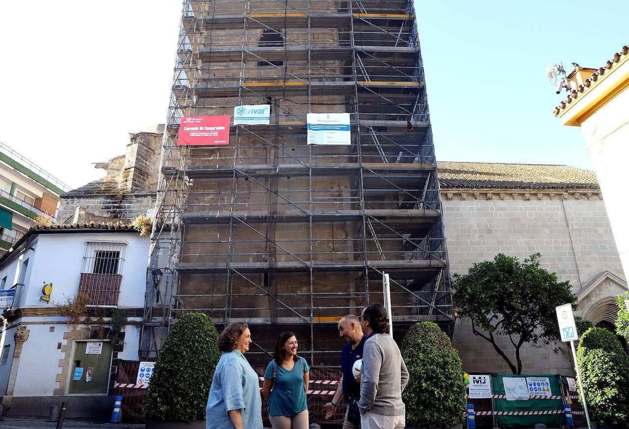 Culmina la intervención de urgencia en la Torre de la Atalaya de Jerez