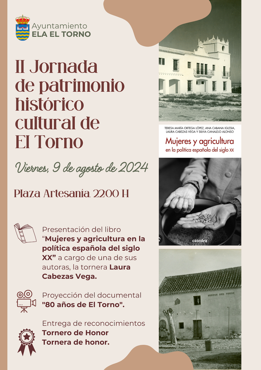 El Torno celebra su II Jornada de Patrimonio Histórico Cultural el viernes 9 de agosto