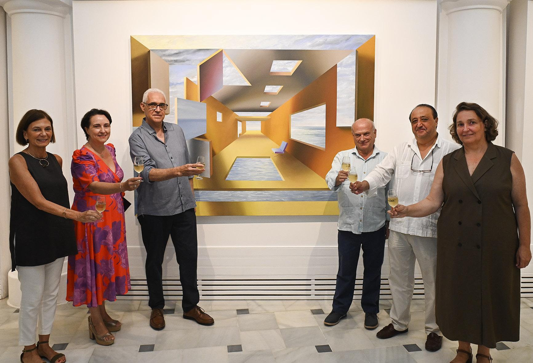 'Geometría del presente', la muestra de Antonio Rojas que desafía las dimensiones de la Sala Pescadería Vieja en Jerez