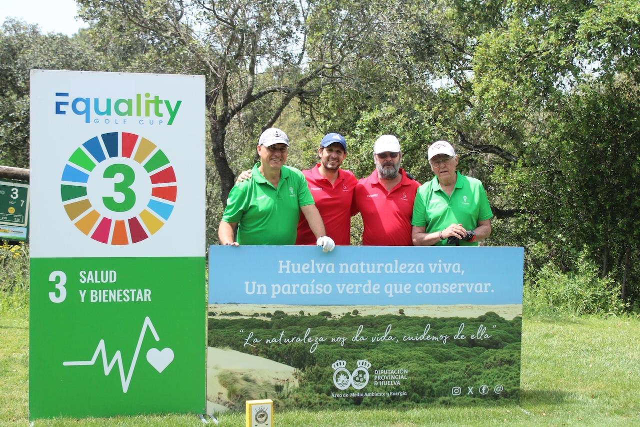 Óscar Díaz, Jaime Astrain, Paco Jémez y José Luis Sánchez estarán en el Equality Golf Cup Huelva Experience por una causa solidaria