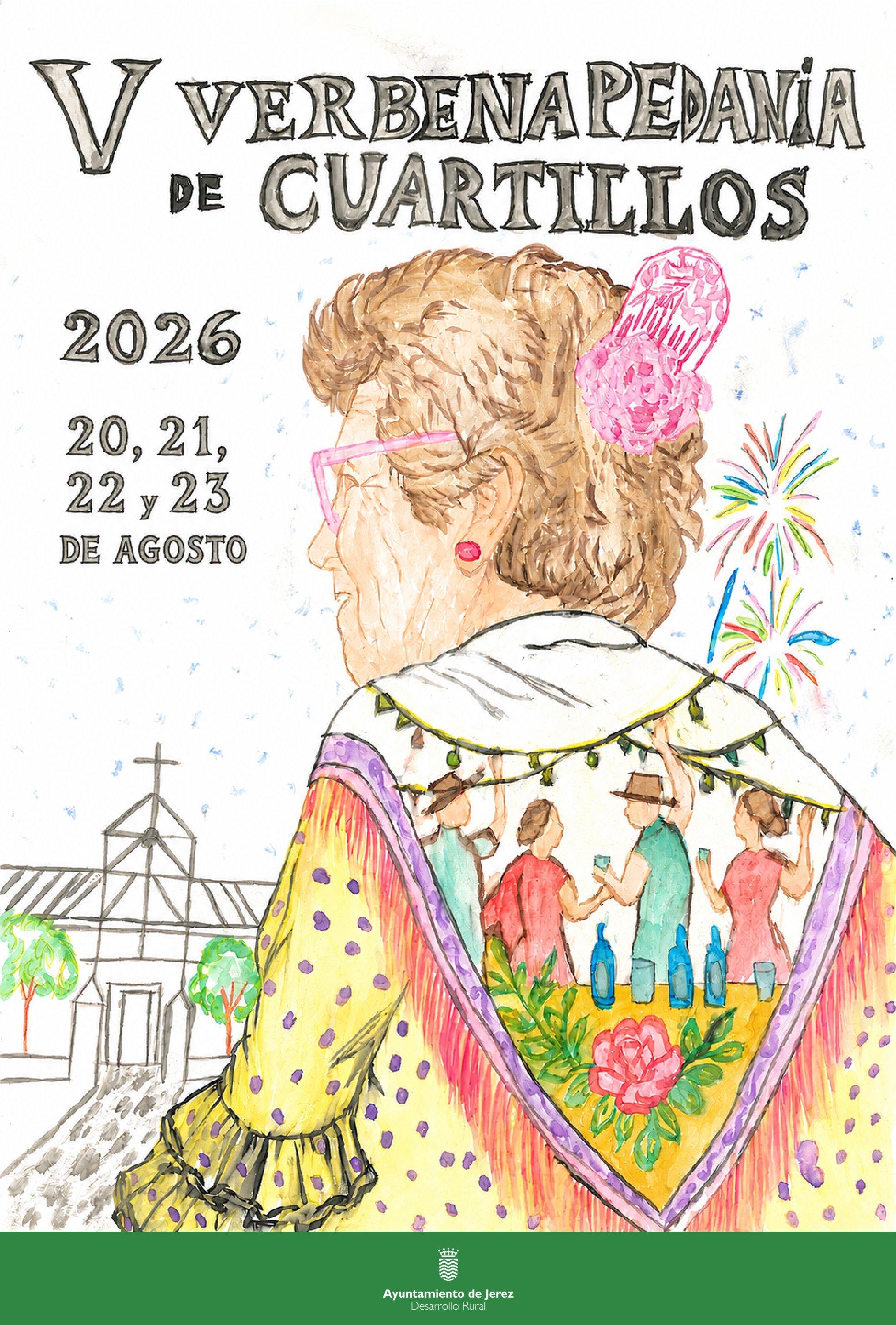 La V Verbena de la pedanía jerezana de Cuartillos se celebra entre el 20 y el 23 de agosto