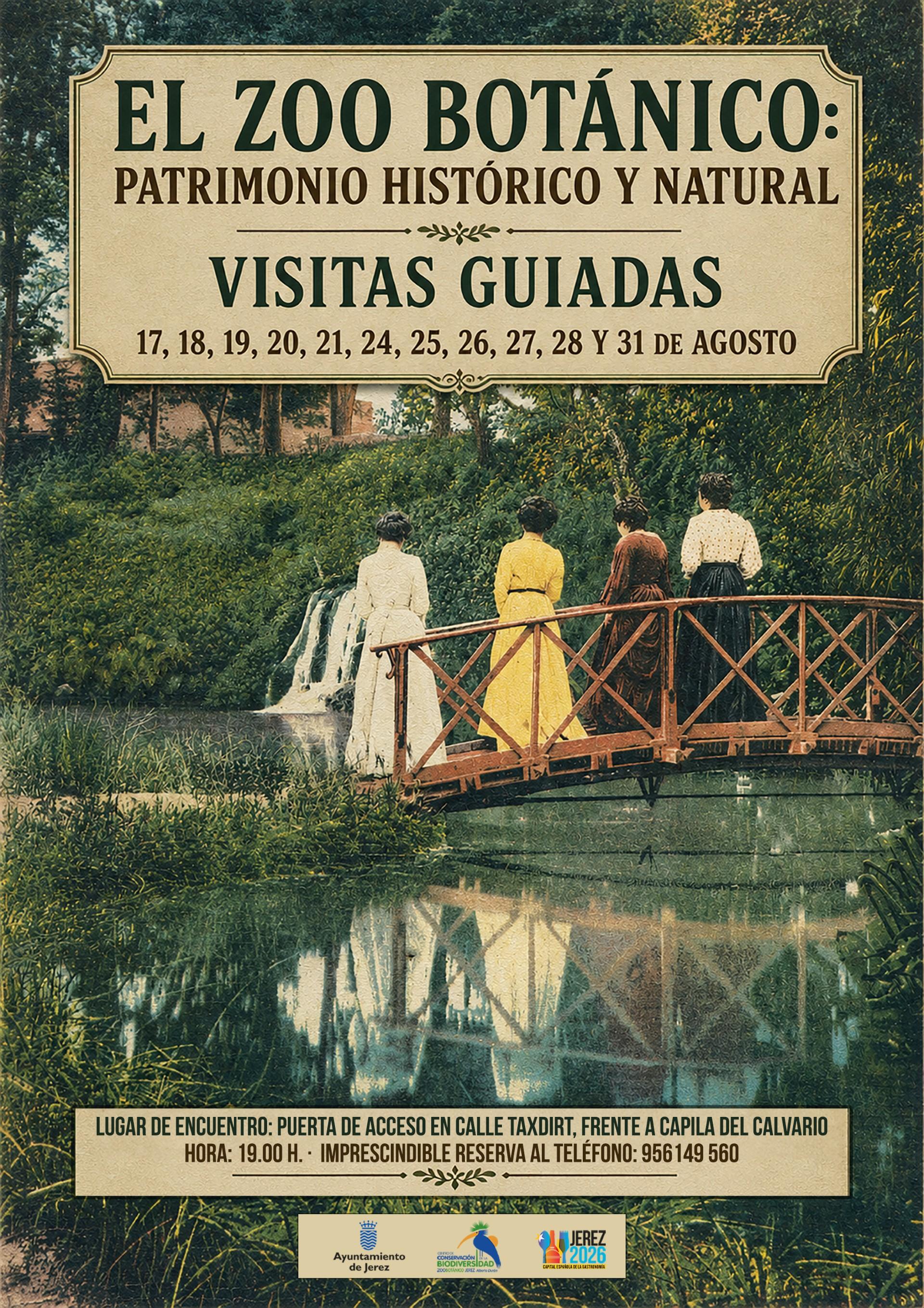 El Zoo de Jerez acoge este verano recorridos guiados para conocer su patrimonio histórico y natural