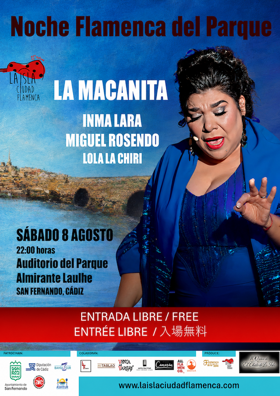 La Isla Ciudad Flamenca encara una intensa semana con la Noche Flamenca del Parque, el homenaje a El Chato de La Isla y los Atardeceres en la Bahía