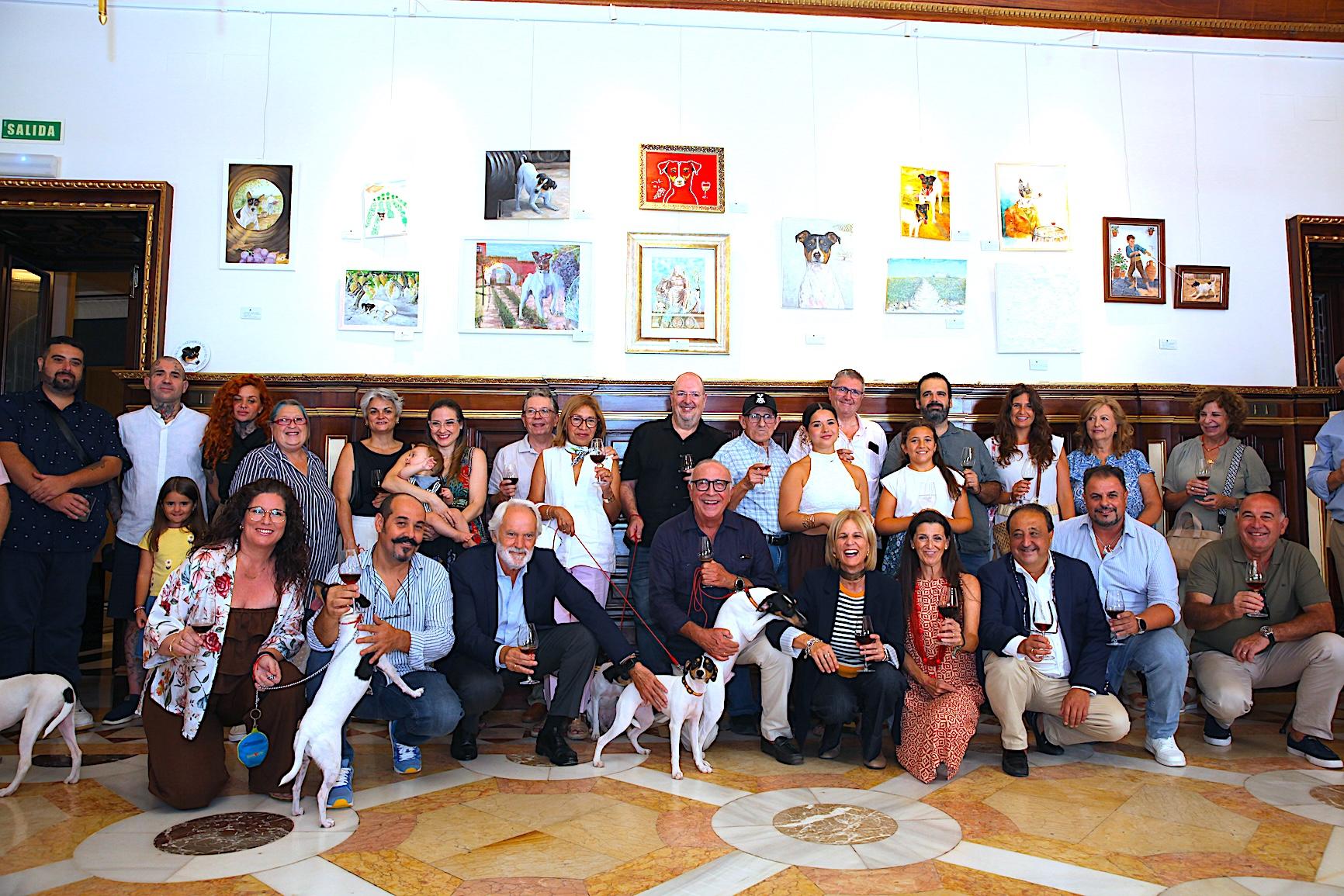 Inaugurada en el Hotel Casa Palacio María Luisa de Jerez  la VII muestra del ratonero bodeguero