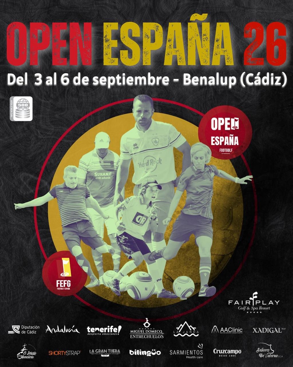 El Open de España de Footgolf se celebra en la Comarca de la Janda 