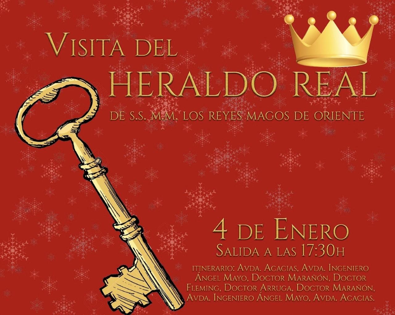 El Heraldo real llega a San Benito el día 4 de enero