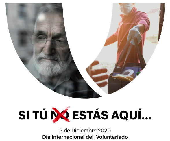 "Si tú (no) estás aquí...", la campaña de la PAV de cara al Día Internacional del Voluntariado