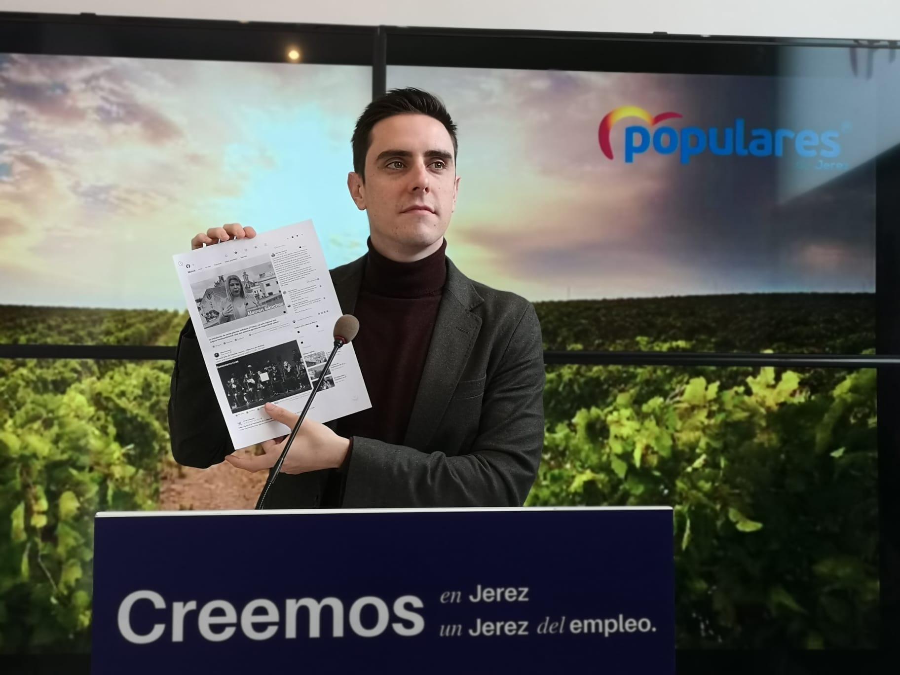 Espinar (PP): "Los bandazos y mentiras de Mamen Sánchez son los responsables del daño al viñedo de Jerez"