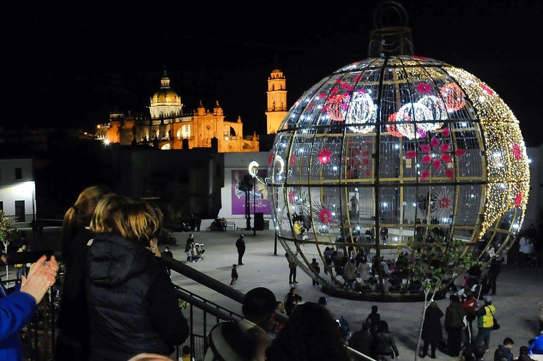 Inaugurado el alumbrado navideño en Jerez