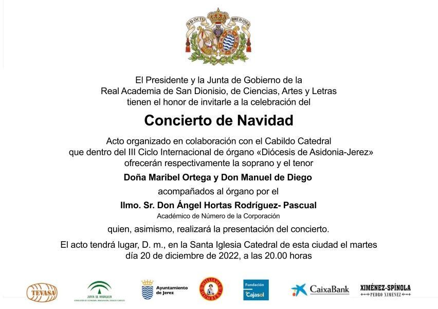 Este martes, 'Concierto de Navidad' de la Academia, en la Catedral