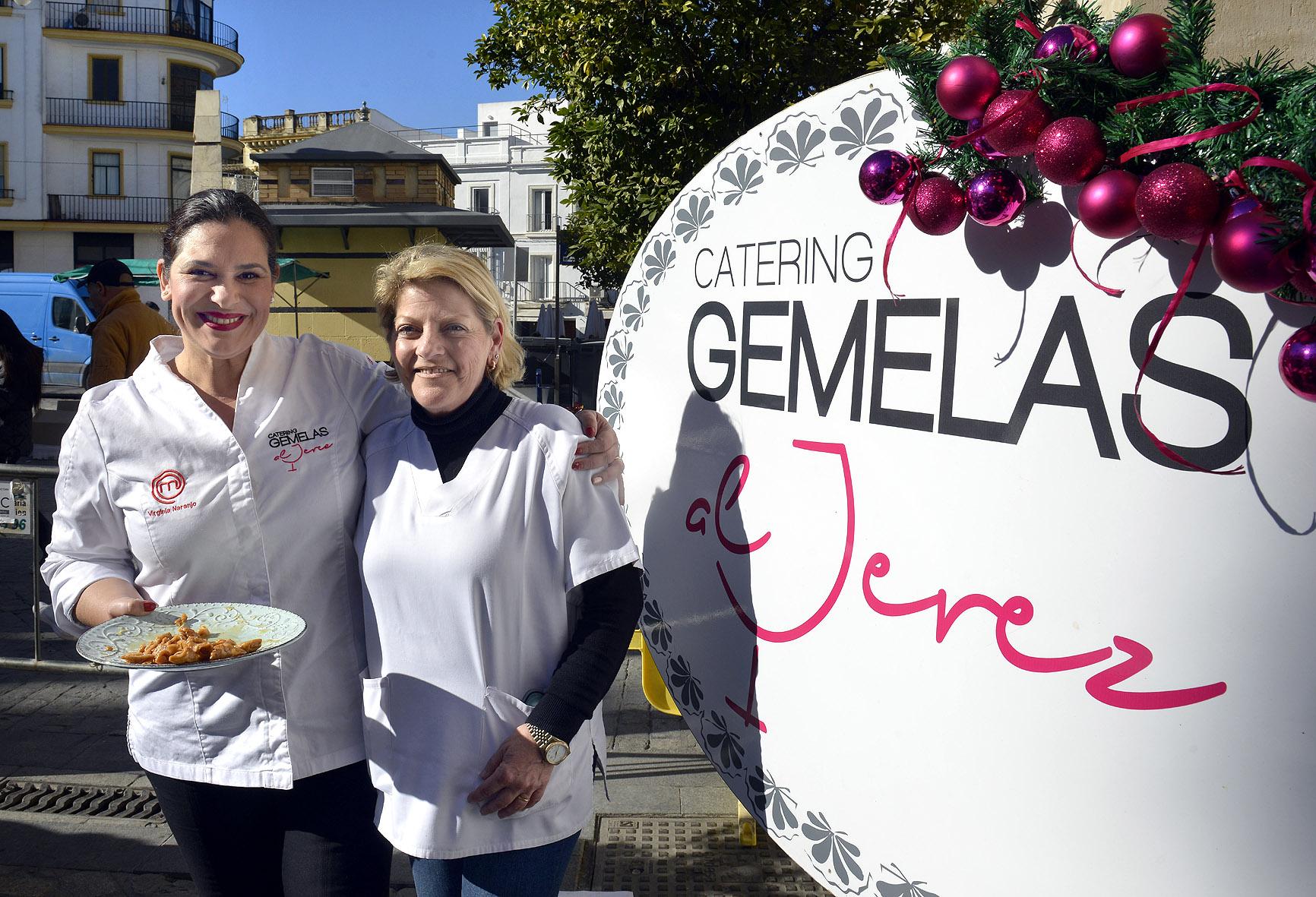 Este sábado, demostración culinaria en el centro de Jerez a cargo de Gemelas al Jerez