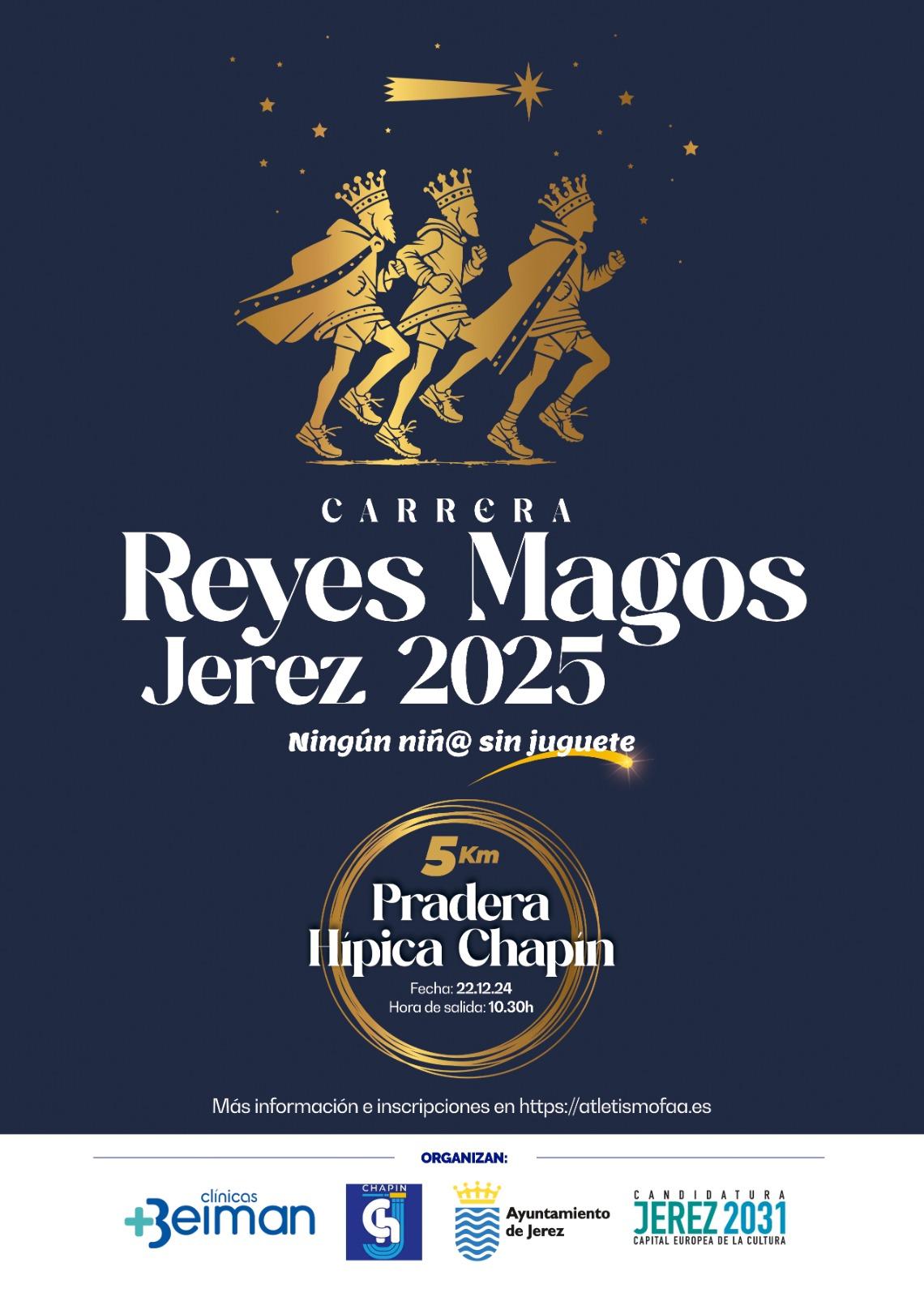 Las inscripciones para la Carrera Solidaria de los Reyes Magos de Jerez del 22 de diciembre siguen abiertas