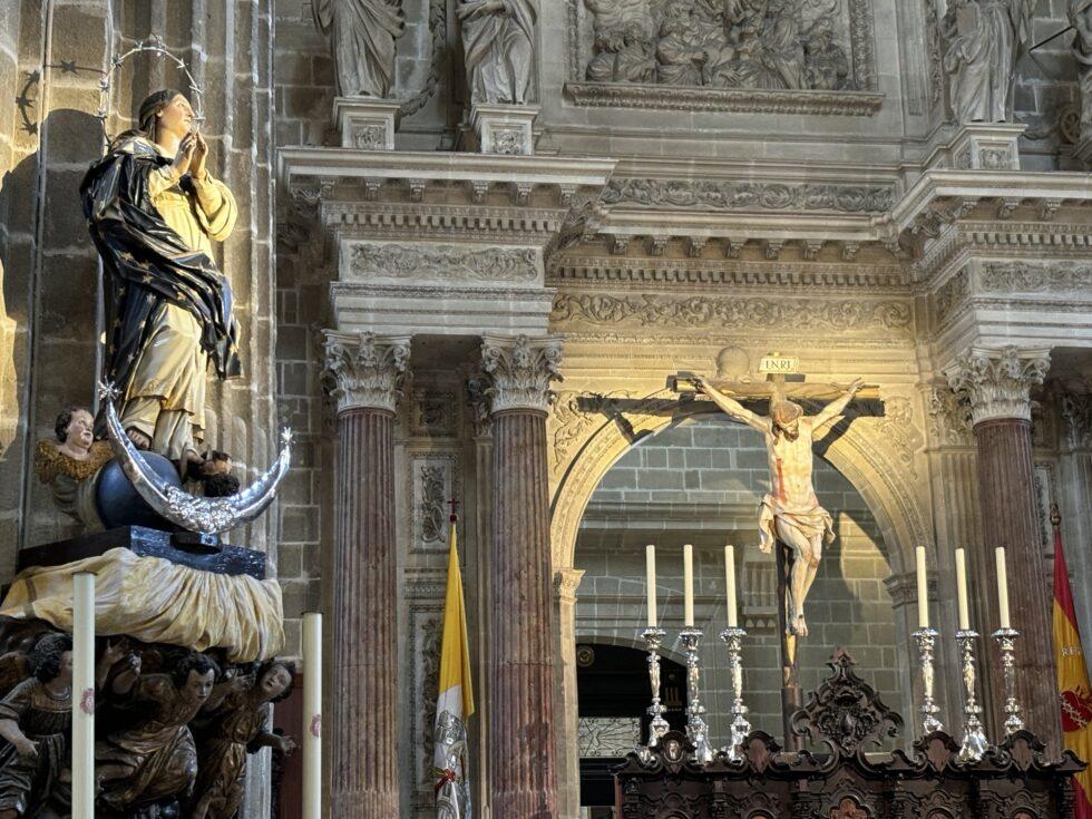 Celebración de la 'Purísima' en la Catedral de Jerez