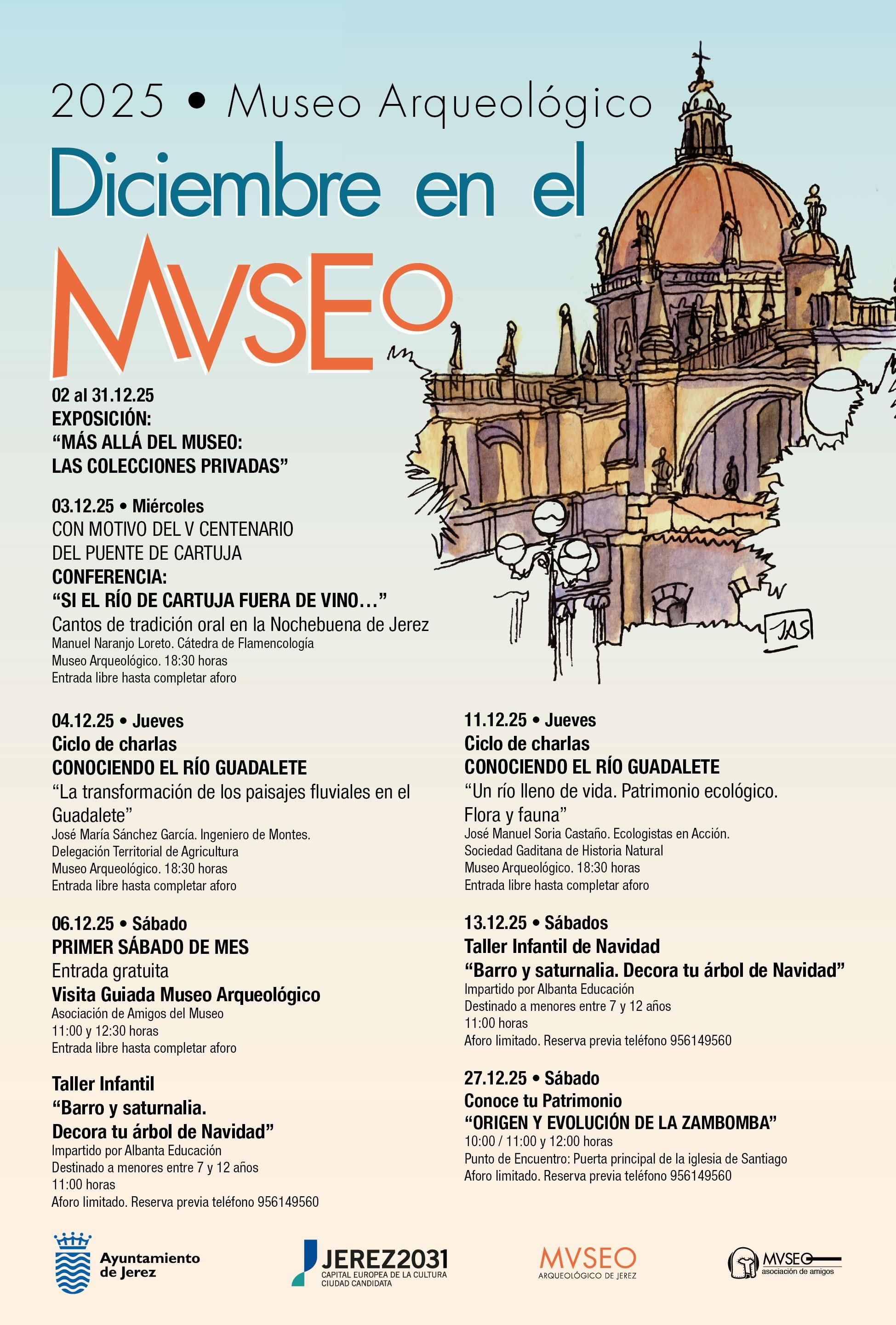 El Museo Arqueológico despide el año con una completa programación que combina historia, naturaleza y tradiciones