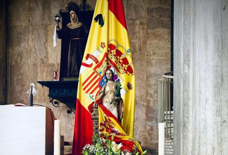 Festividad de Santa Bárbara, en Capuchinos