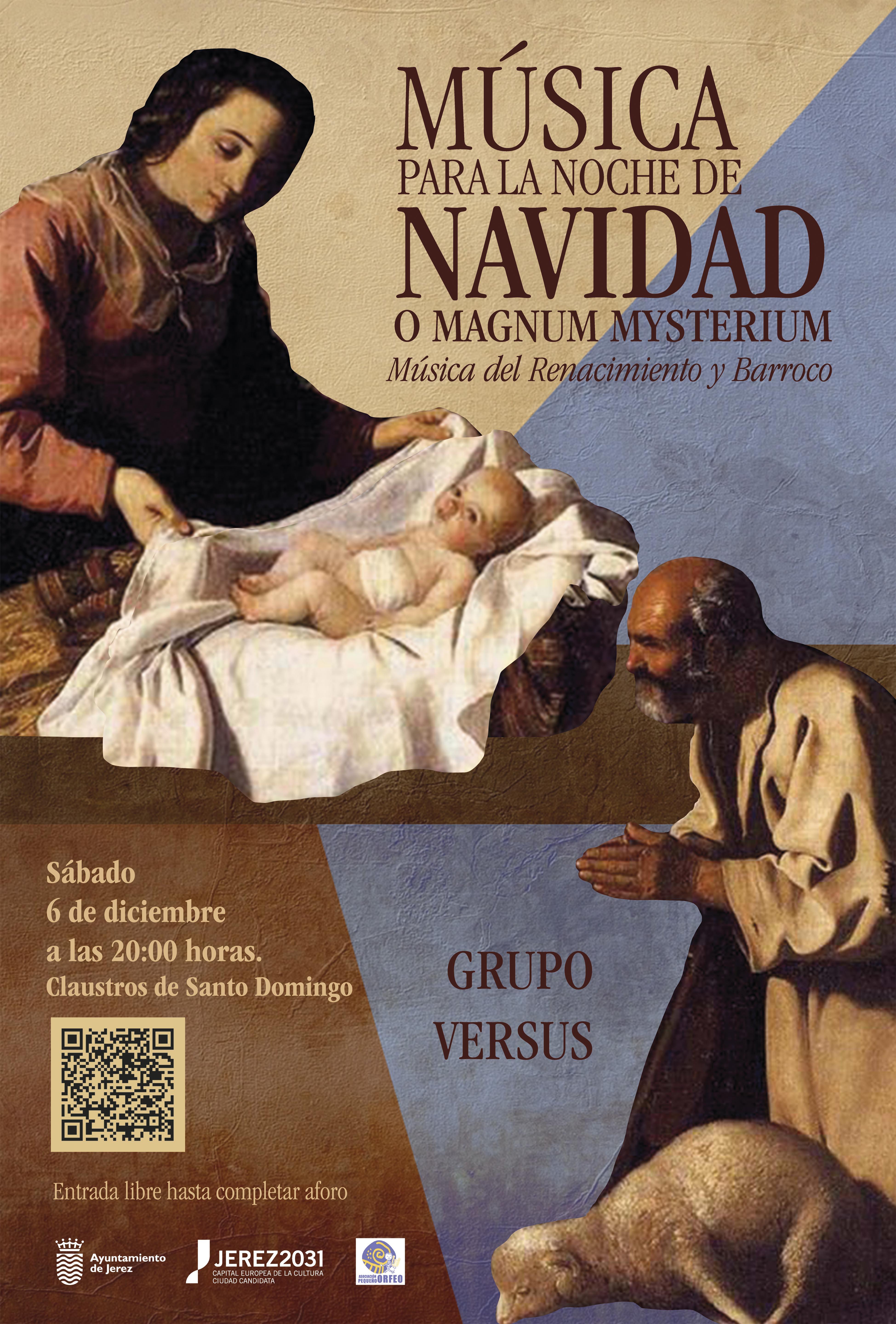 'Música para la Noche de Navidad', el sábado 6 de diciembre en Los Claustros de Santo Domingo de Jerez