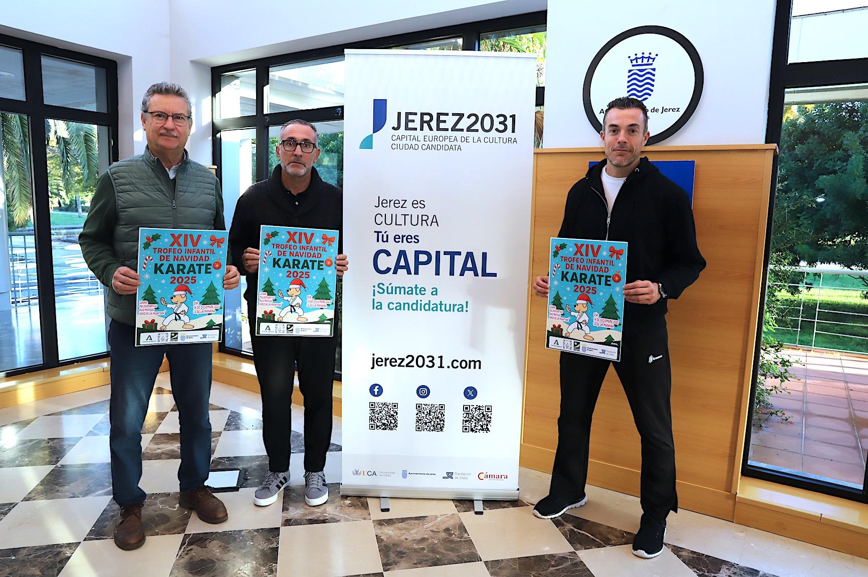 El Polideportivo Ruiz Mateos acoge este domingo el XIV Trofeo Infantil de Navidad Kárate 2025