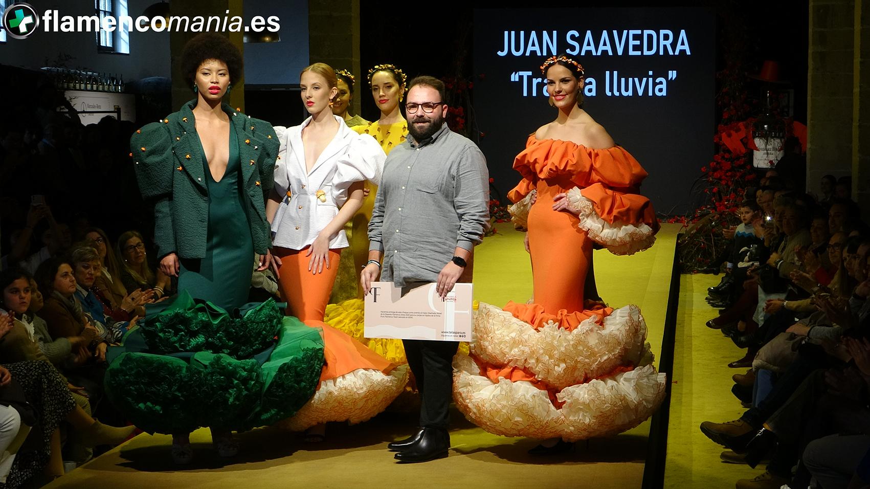 Juan Saavedra, ganador del certamen de noveles de la Pasarela Flamenca Jerez 2020