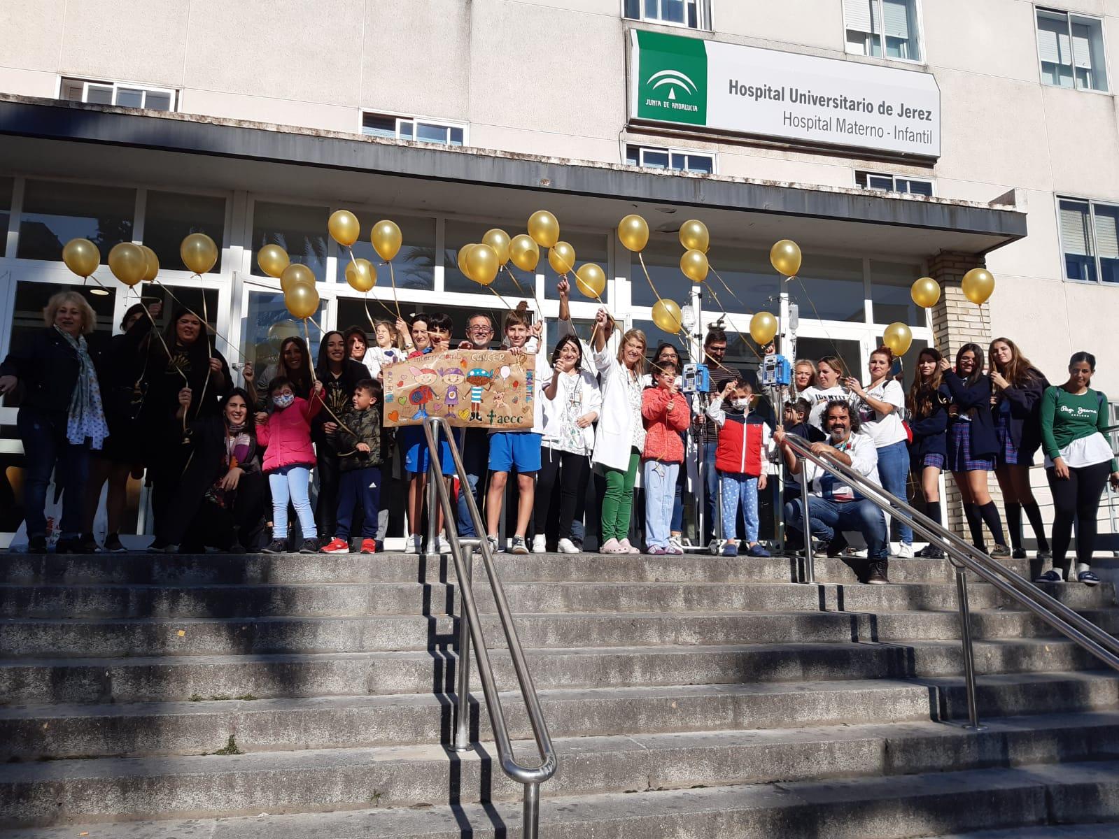 El Hospital de Jerez conmemora el Día Internacional contra el Cáncer Infantil