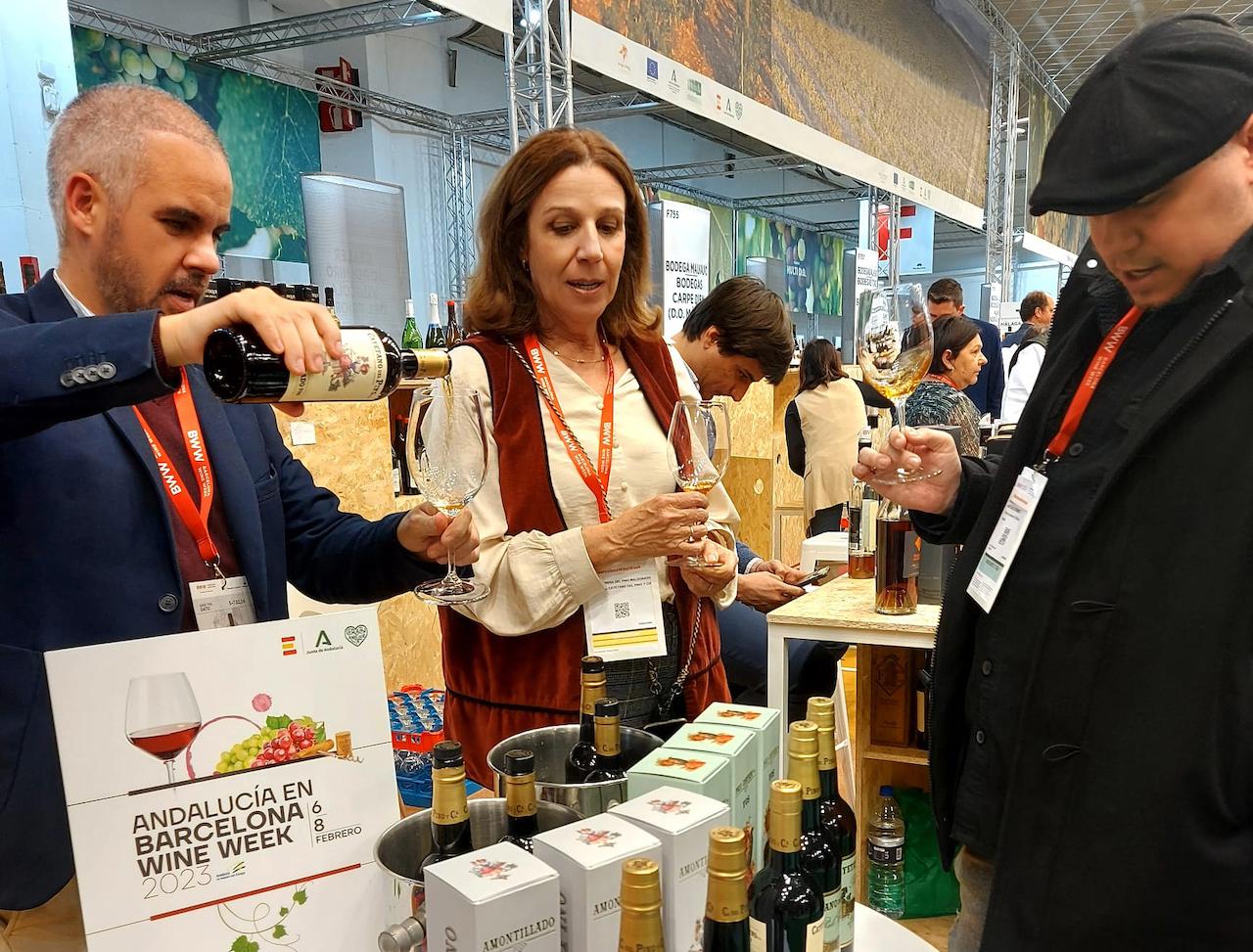 Un total de 13 bodegas andaluzas participan en la Barcelona Wine Week gracias al impulso de Extenda