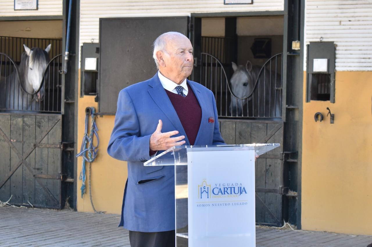 Homenaje a Álvaro Domecq en la Yeguada Cartuja Hierro del Bocado