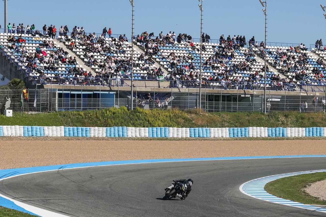 Aron Canet en Moto2 y David Alonso en Moto3, mejores tiempos de la primera jornada de entrenamientos oficiales en Jerez