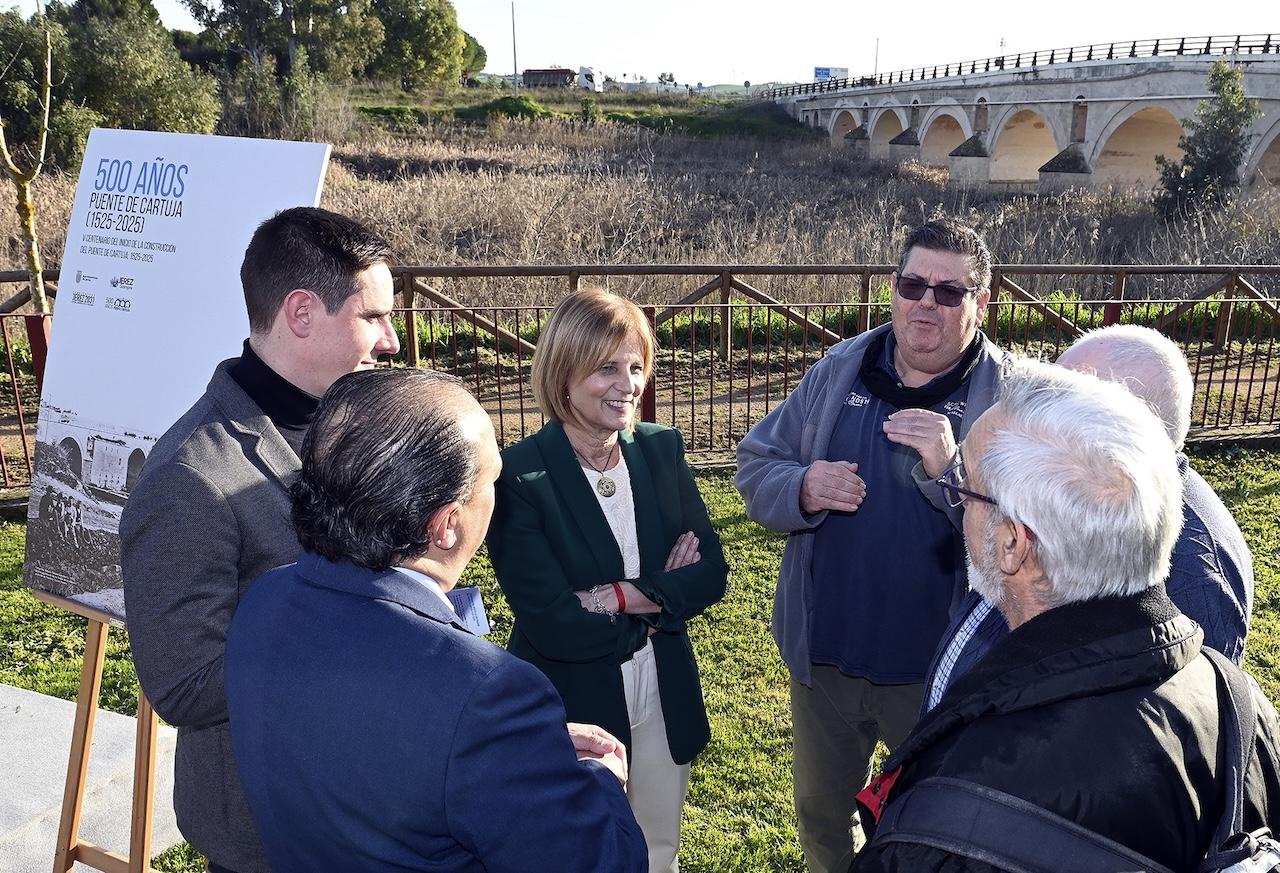 El Puente de Cartuja, en Jerez, celebra su V Centenario