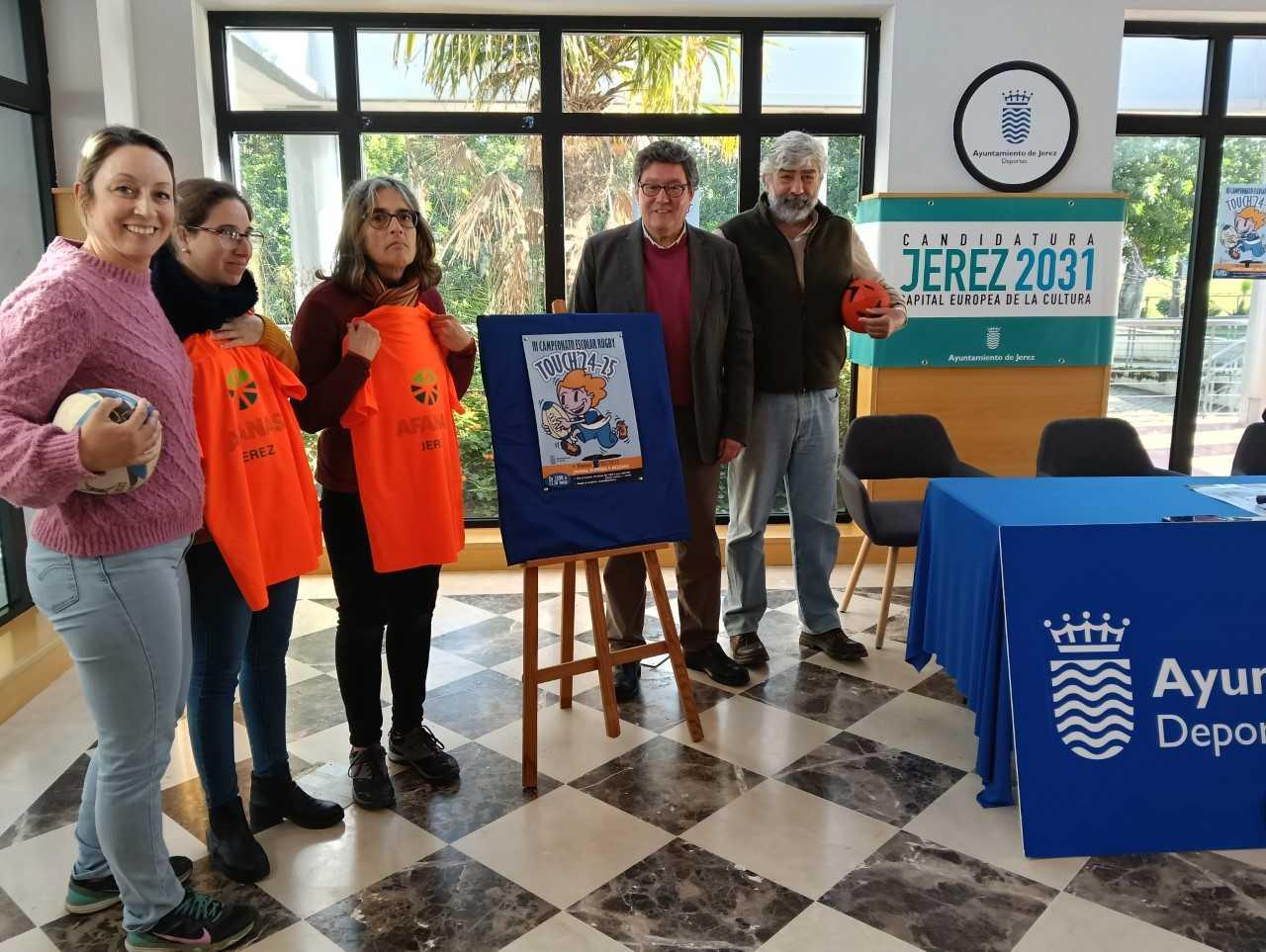 Más de 500 participantes se darán cita en el III Campeonato de Rugby Touch Escolar de Jerez 24-25